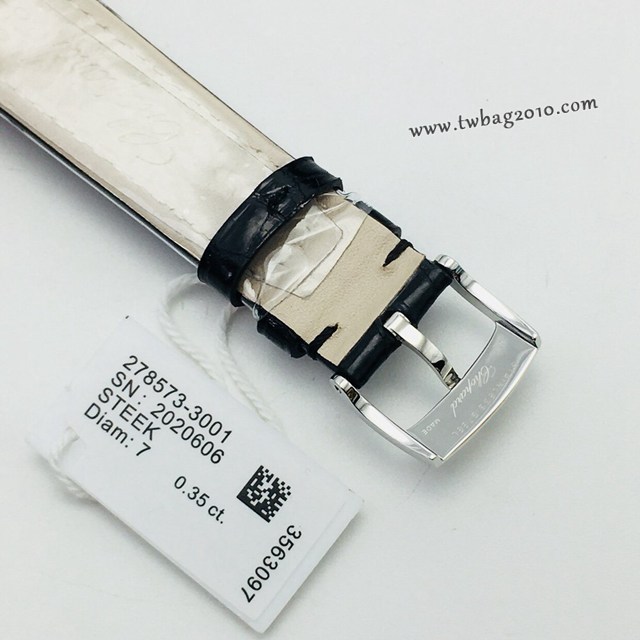 肖邦專櫃複刻女表 HappySport頂級鱷魚皮錶帶女士腕表  gjs1902